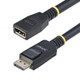 StarTech.com Câble d'Extension DisplayPort 1.4 de 3m, Câble d'Économie de Port DP 1.4, 8K 60Hz, Cordon Adaptateur d'Extension DP Mâle vers Femelle, Câble d'Extension DisplayPort, Gaine TPE, M/F - 10F-DP14-EXTEND-CBL