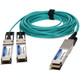 AddOn Networks  câble InfiniBand et à fibres optiques QSFP28-DD 2x QSFP28 Vert - AOC-Q28DD-2Q28-100G-4M-AO