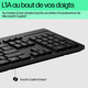 HP Ensemble combiné clavier et souris filaires 225 - AX2Y7AA