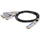 AddOn Networks  câble InfiniBand et à fibres optiques 2,5 m QSFP-DD 4x QSFP56 Noir - QDD4QS56400CU2-5M-AO