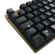 CHERRY KC 200 MX clavier Universel USB QWERTY Anglais Noir, Bronze - G80-3950LIBUS-2