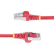 StarTech.com  câble de réseau Rouge 1,8 m S/FTP (S-STP) - NLRD-6F-CAT6A-PATCH
