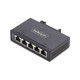 StarTech.com Switch Réseau Industriel 5 Ports Non Géré, 100/1000 Ethernet, Rail DIN/Montage Mural, Commutateur Gigabit IP30 Robuste, -40°C - 75°C, 9~60V DC, Conforme TAA - I51G-ETHERNET-SWITCH