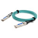 AddOn Networks  câble InfiniBand et à fibres optiques 10 m QSFP56 Vert, Argent - QSFP-200GB-AOC10M-AO