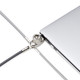 StarTech.com Antivol pour Ordinateur Portable Compatible Slot Noble Wedge ®, Câble de Verrouillage de 1,5m, Sécurité Antivol pour PC Portable, Câble en Acier Résistant aux Coupures, Serrure à Clé - SNBLK-LAPTOP-LOCK