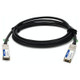 AddOn Networks  câble InfiniBand et à fibres optiques 0,5 m QSFP28 Noir, Argent - QSFP-100G-PDAC0-5M-I-AO