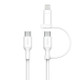 Belkin BoostCharge Pro câble USB USB 2.0 1,5 m USB C USB C/Lightning Blanc - CAC003FQ1.5MWH