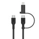 Belkin BoostCharge Pro câble USB USB 2.0 1,5 m USB C USB C/Lightning Noir - CAC003FQ1.5MBK