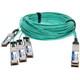 AddOn Networks  câble InfiniBand et à fibres optiques 3 m QSFP-DD 4x QSFP56 Turquoise - Q400G-4Q56G-AOC3M-AO