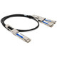 AddOn Networks  câble InfiniBand et à fibres optiques 1 m QSFP-DD 2x QSFP28 Noir, Métallique - QDD2QSFP28400CU1M-AO