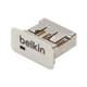 Belkin  bloqueur de port USB Type-A Noir, Argent 10 pièce(s) - F1DNUSB-BLK10