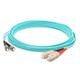 AddOn Networks 25m, SC - ST câble InfiniBand et à fibres optiques Turquoise - ADD-ST-SC-25M5OM3