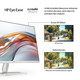 HP Écran Full HD blanc 23,8 pouces Série 5 - 524sw - 94C21AA