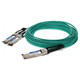 AddOn Networks  câble InfiniBand et à fibres optiques 3 m QSFP56 2xQSFP56 Vert, Gris - Q56-2Q56-200GB-AOC3MLZ-AO