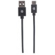 Manhattan  câble USB USB 2.0 2 m USB A USB C Noir - 354929