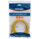 Intellinet IEC-C6-YLW-35 câble de réseau Jaune 10,5 m Cat6 U/UTP (UTP) - 740258