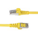 StarTech.com  câble de réseau Jaune 0,2 m S/FTP (S-STP) - NLYL-6IN-CAT6A-PATCH