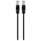 Intellinet IEC-C6-BK-1-SLIM câble de réseau Noir 0,3 m Cat6a U/UTP (UTP) - 742443