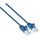 Intellinet IEC-C6A-BL-1-SLIM câble de réseau Bleu 0,3 m Cat6 U/UTP (UTP) - 743945
