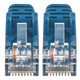 Intellinet IEC-C6A-BL-1-SLIM câble de réseau Bleu 0,3 m Cat6 U/UTP (UTP) - 743945