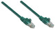 Intellinet Cat6, 1m câble de réseau Vert U/UTP (UTP) - 342476