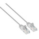 Intellinet IEC-C6A-GY-1-SLIM câble de réseau Gris 0,3 m Cat6a U/UTP (UTP) - 743990