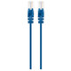 Intellinet IEC-C6A-BL-5-SLIM câble de réseau Bleu 1,5 m Cat6 U/UTP (UTP) - 743969