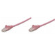 Intellinet 0.3m Cat6 UTP câble de réseau Rose 0,3 m U/UTP (UTP) - 329743