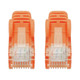 Intellinet IEC-C6-OR-1-SLIM câble de réseau Orange 0,3 m Cat6 U/UTP (UTP) - 743556