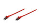 Intellinet 0.3m Cat6 UTP câble de réseau Rouge 0,3 m U/UTP (UTP) - 343329