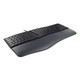 CHERRY KC 4500 ERGO clavier Universel USB QWERTY Anglais américain Noir - JK-4500EU-2