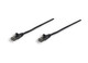 Intellinet 0.3m Cat6 UTP câble de réseau Noir 0,3 m U/UTP (UTP) - 343312