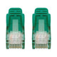 Intellinet IEC-C6-GR-3-SLIM câble de réseau Vert 1,5 m Cat6 U/UTP (UTP) - 743419