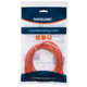Intellinet IEC-C6-OR-75 câble de réseau Orange 22,5 m Cat6a U/UTP (UTP) - 740364