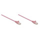 Intellinet Cat6, 3m câble de réseau Rose U/UTP (UTP) - 392792
