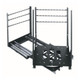 Middle Atlantic Products  étagère 20U Rack monté sur le mur Noir - SRSR-4-20