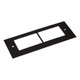 WIREMOLD  Plaque de commutation et obturateur Noir - OFR47-2A
