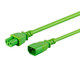 Monoprice  câble électrique Vert 1,8 m Coupleur C14 Coupleur C15 - 33657