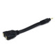 Monoprice 5614 câble audio 0,18 m TRS 3,5 mm 2 x 3.5mm Noir - 105614
