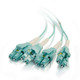 C2G 2m, MTP/4xLC câble InfiniBand et à fibres optiques MPO Turquoise - 31326