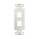 Tripp Lite  Plaque de commutation et obturateur Ivoire - N042DAB-002V-IV
