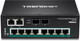 Trendnet  commutateur réseau Non-géré Gigabit Ethernet (10/100/1000) Connexion Ethernet, supportant l'alimentation via ce port (PoE) Noir - TI-PG102