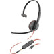 POLY Micro-casque Blackwire C3215 monaural + étui de transport - 80S05AA
