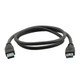 Kramer Electronics USB-A (M) to USB-A (M) 3.0, 0.9m câble USB USB 2.0 0,9 m USB A Noir - 96-0230003
