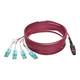Tripp Lite  câble InfiniBand et à fibres optiques 5 m MPO/MTP 8x LC CMP Noir, Magenta, Turquoise - N845-05M-8L-MG