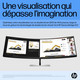 HP Écran incurvé DQHD E45c G5 - 6N4C1AA