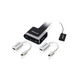 iogear  commutateur écran, clavier et souris Noir, Gris - GCS62HMDPKIT iogear  commutateur écran, clavier et souris Noir, Gris - GCS62HMDPKIT