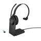 Jabra Evolve2 55 Casque Avec fil &sans fil Arceau Bureau/Centre d'appels Bluetooth Socle de chargement Noir - 25599-889-989-01