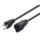Monoprice  câble électrique Noir 0,3 m NEMA 5-15P NEMA 5-15R - 5296