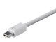Monoprice  câble vidéo et adaptateur VGA (D-Sub) Mini DisplayPort Blanc - 12785